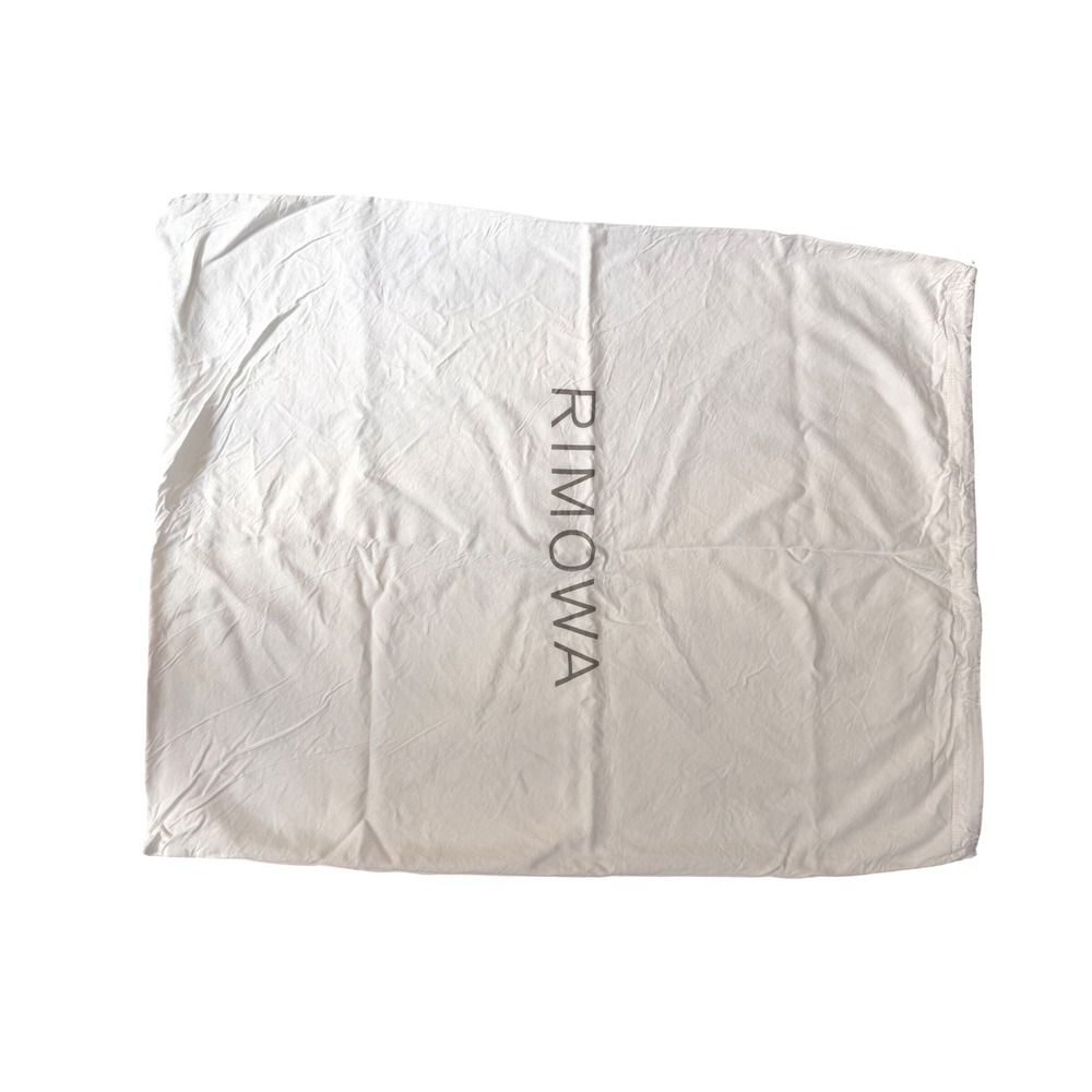 RIMOWA Dust Bag 31x25.5 White Drawstring Storage Cover Cotton